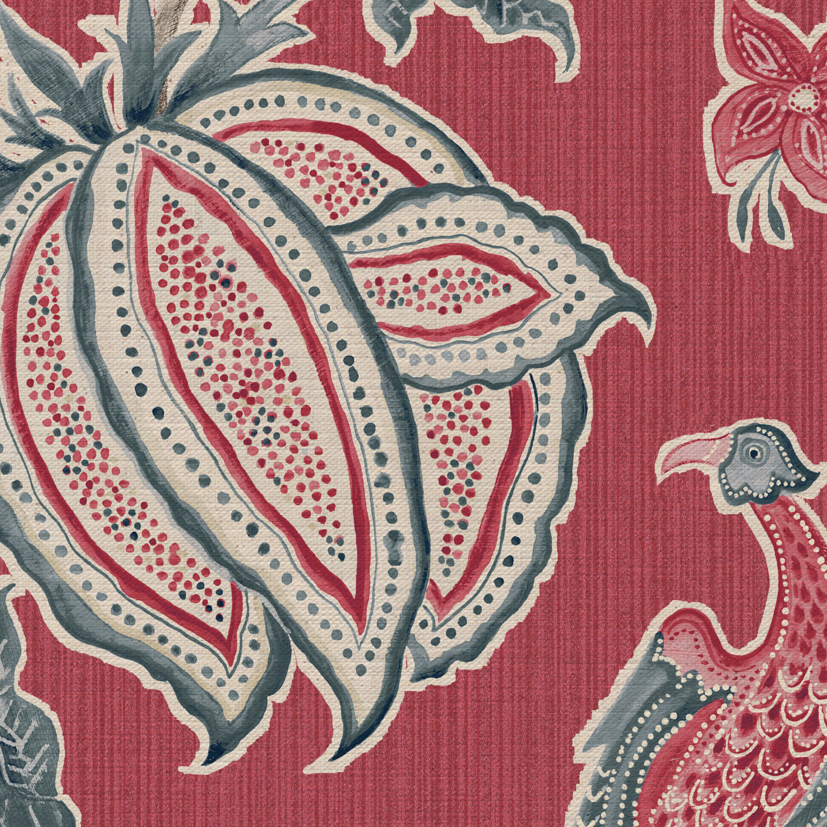 Monkey Palampore Fabric