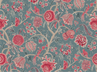 Red and grey blue with blue ground