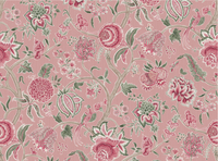Pink grey green and damson