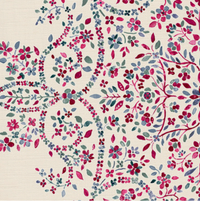 Pinky red and grey blue