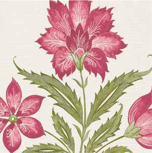 Pink rouge and green