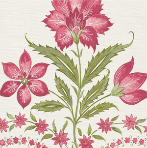 Pink rouge and green