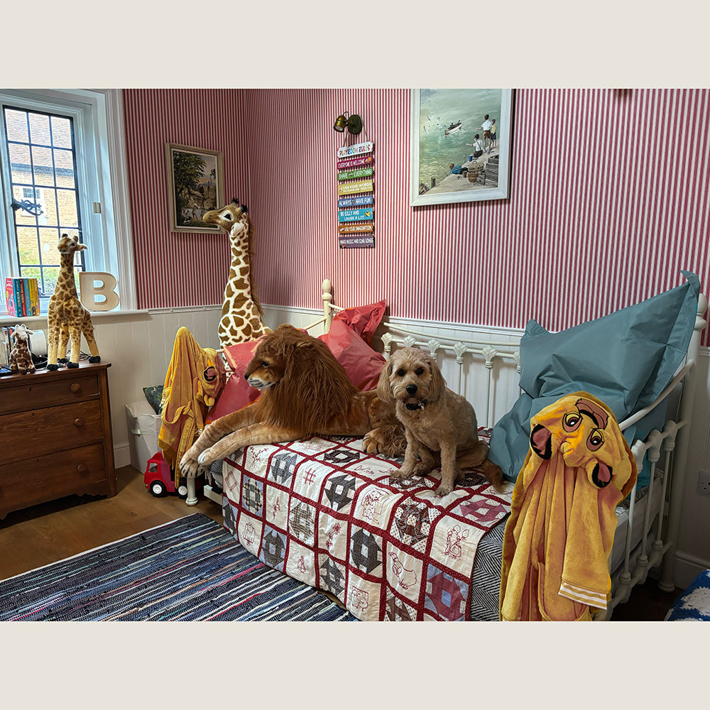 Ticking Stripe Wallpaper