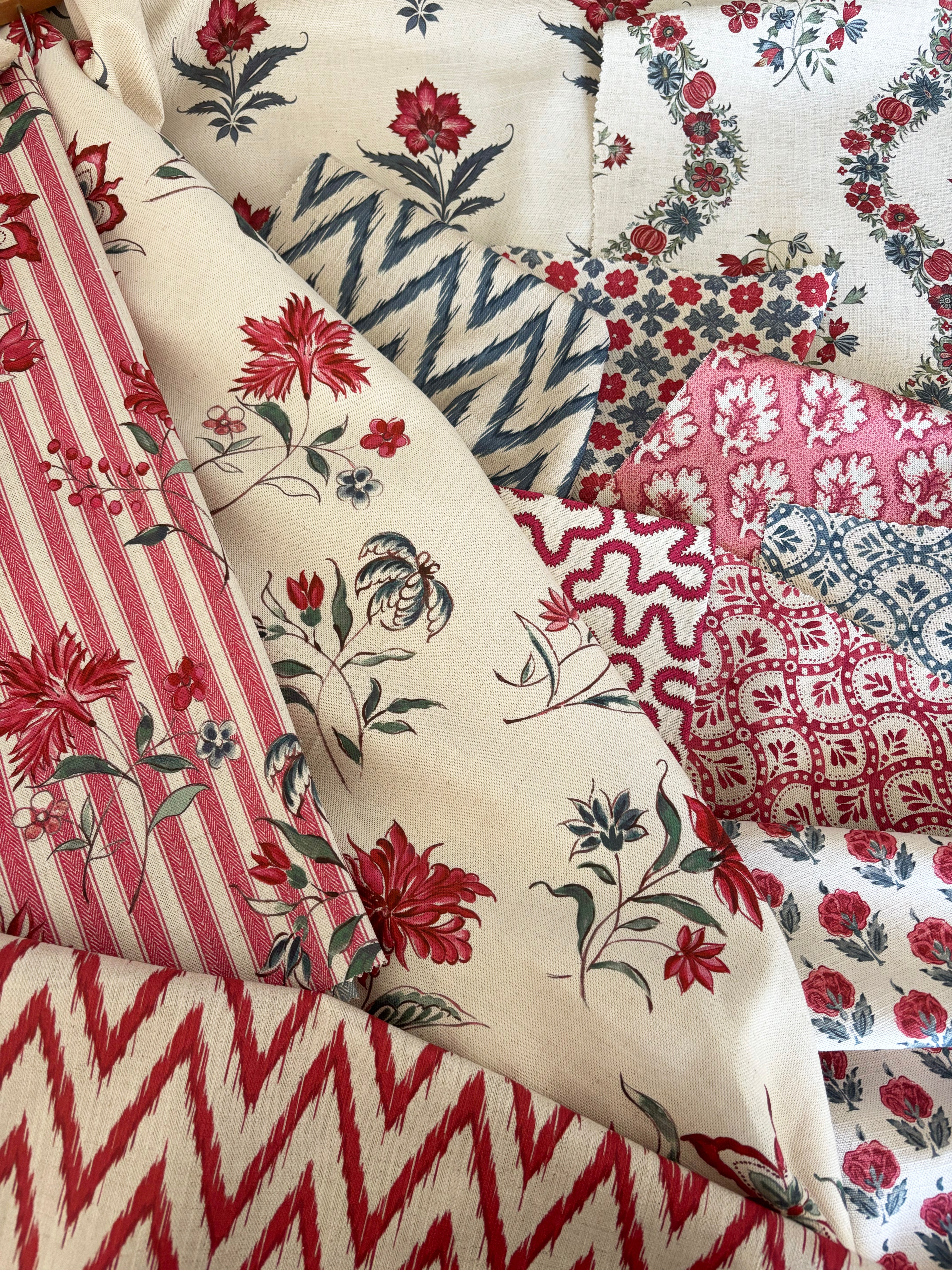 French Indienne Chic fabric colour story by Alison Gee, second photograph