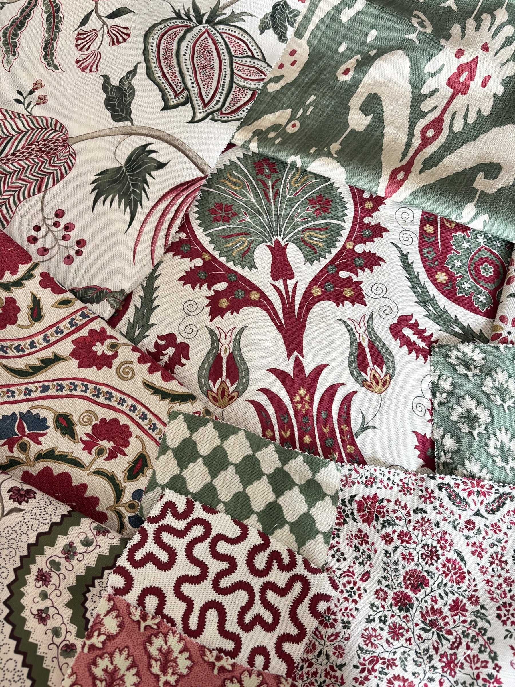 Going Boho fabric mix by Alison Gee