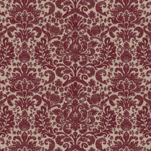 Theodore natural luxury linen - deep red