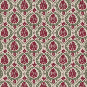 Turkish Tulip Trellis Natural Luxury Linen