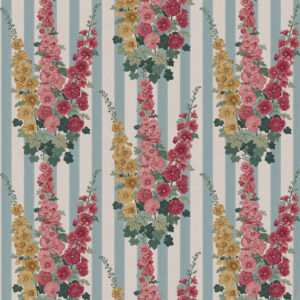 Hollyhock Stripe Mercia Linen